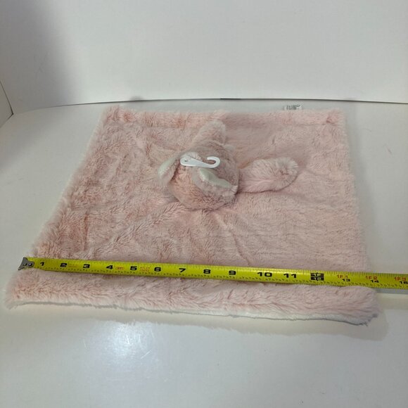 Kellytoy Pig Pink Cream Lovey Security Blanket Baby Plush Toy Rattle - Picture 9 of 9